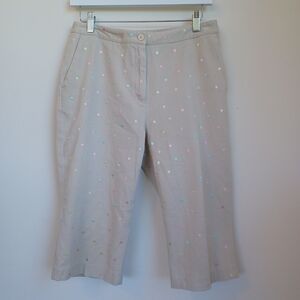 EP Pro Polka Dot Golf Capri Pants‎ Size 8